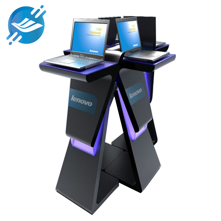 A metal floor standing intelligent electronic product display stand with a compact design|Youlian