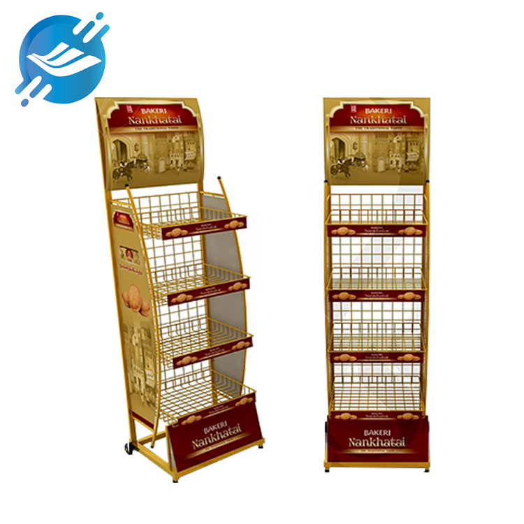 Customized high-quality supermarket food wire floor-standing display storage rack | Youlian