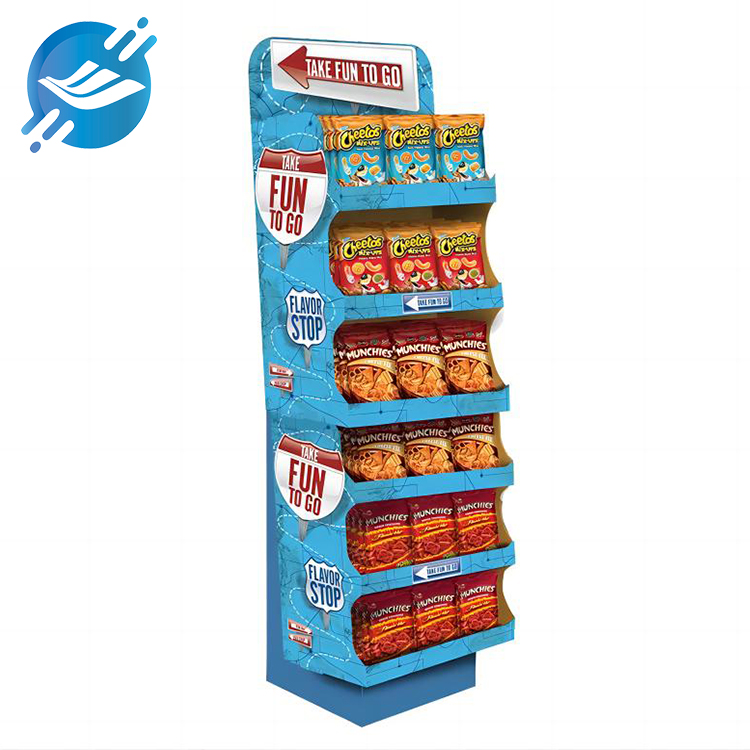 Supermarket Paper Candy and Chocolate Display Shelves Stand