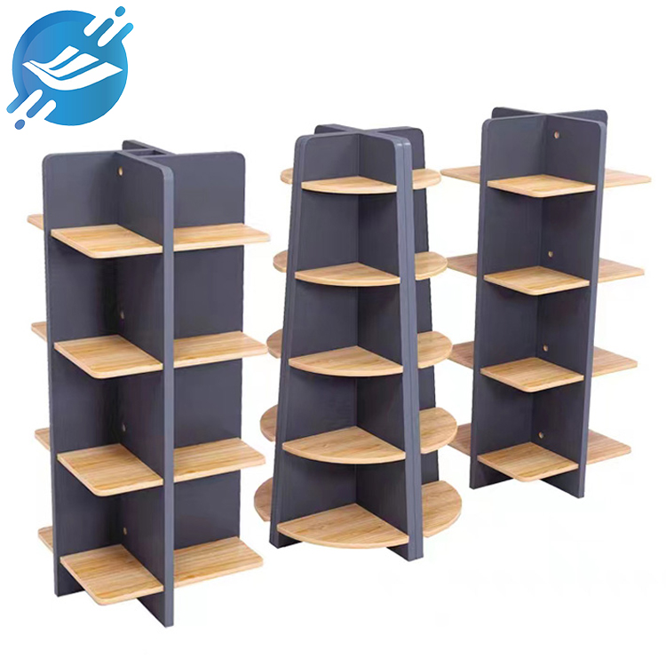 MDF four-sided three-layer floor-standing milk powder display stand