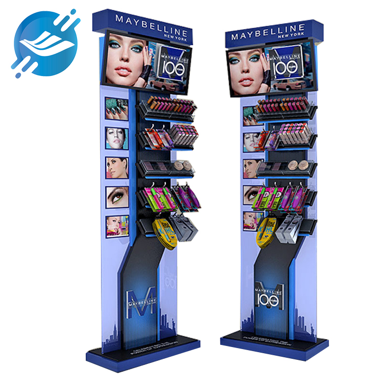 Cosmetic Store Nail Polish Rack Display Shelf Retail Makeup Display Stand For Lipstick