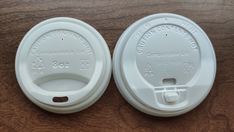 PLA Compostable cup lids