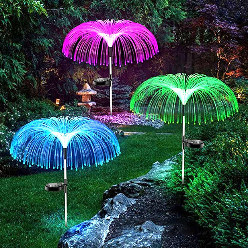 Solar Garden Lights for Swaying Firefly Path Decoration