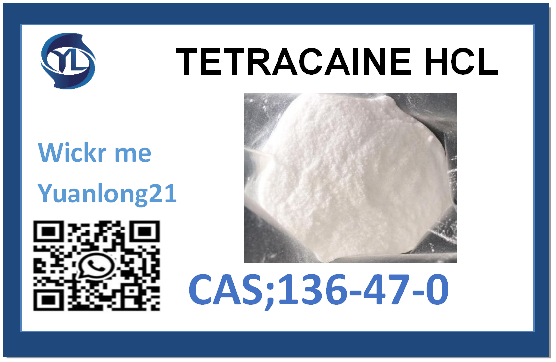 Tetracaine hydrochloride CAS 136-47-0 Safe delivery of popular products