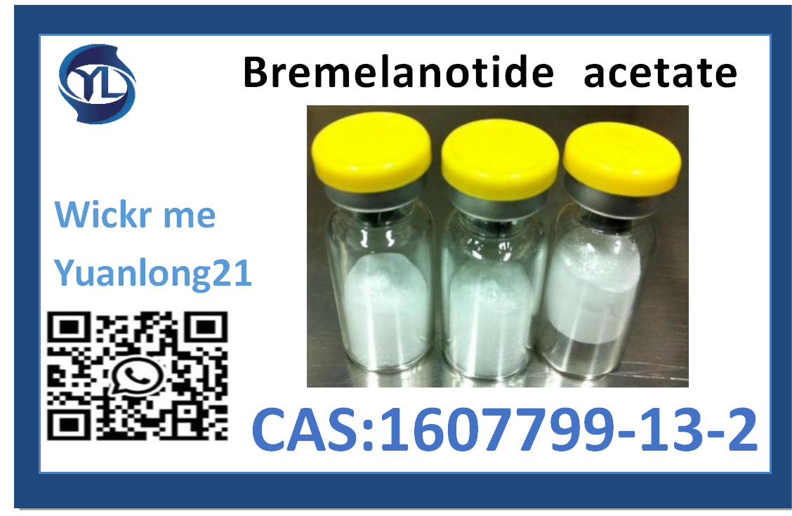 Fast Shipping Peptides Raw Powder Safe Delivery 99% Purity1607799-13-2  Bremelanotide acetate