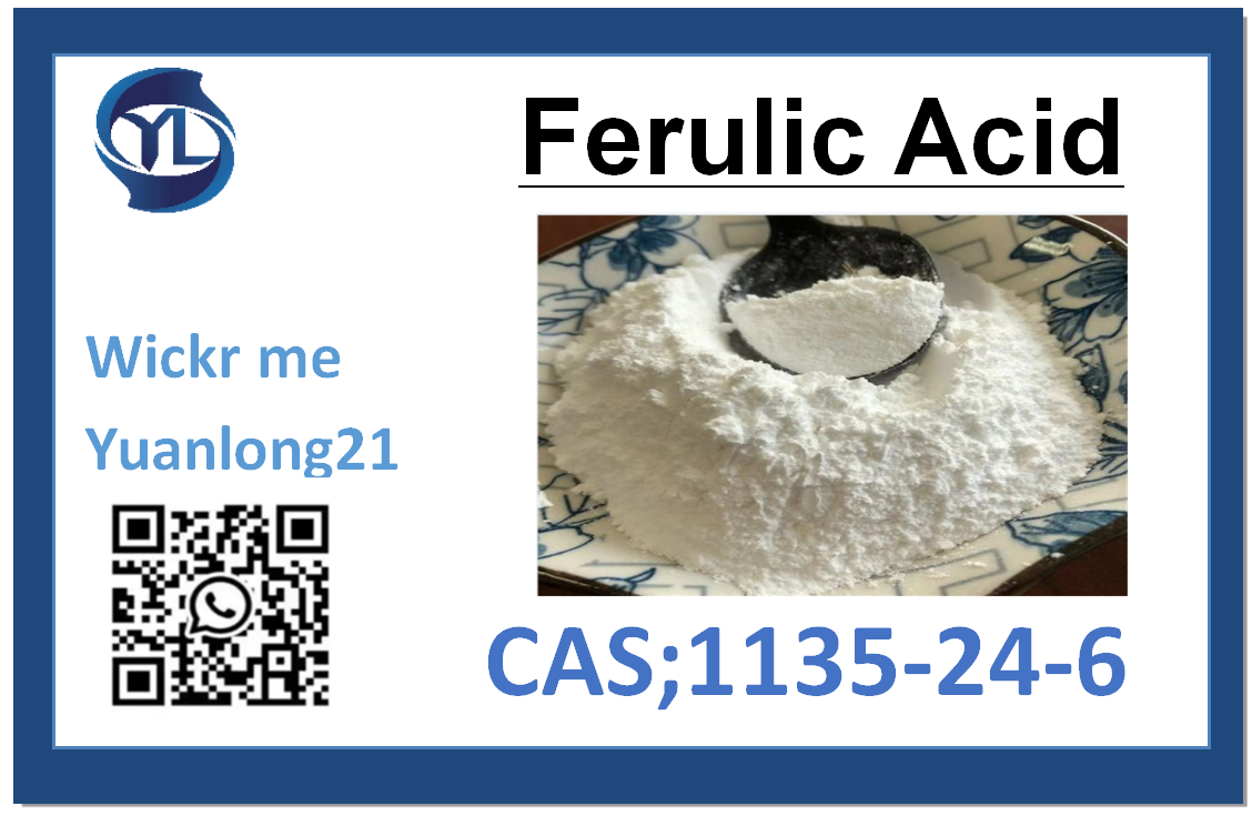 China supplier Natural Plant  Acid  CAS 1135-24-6   Ferulic Acid