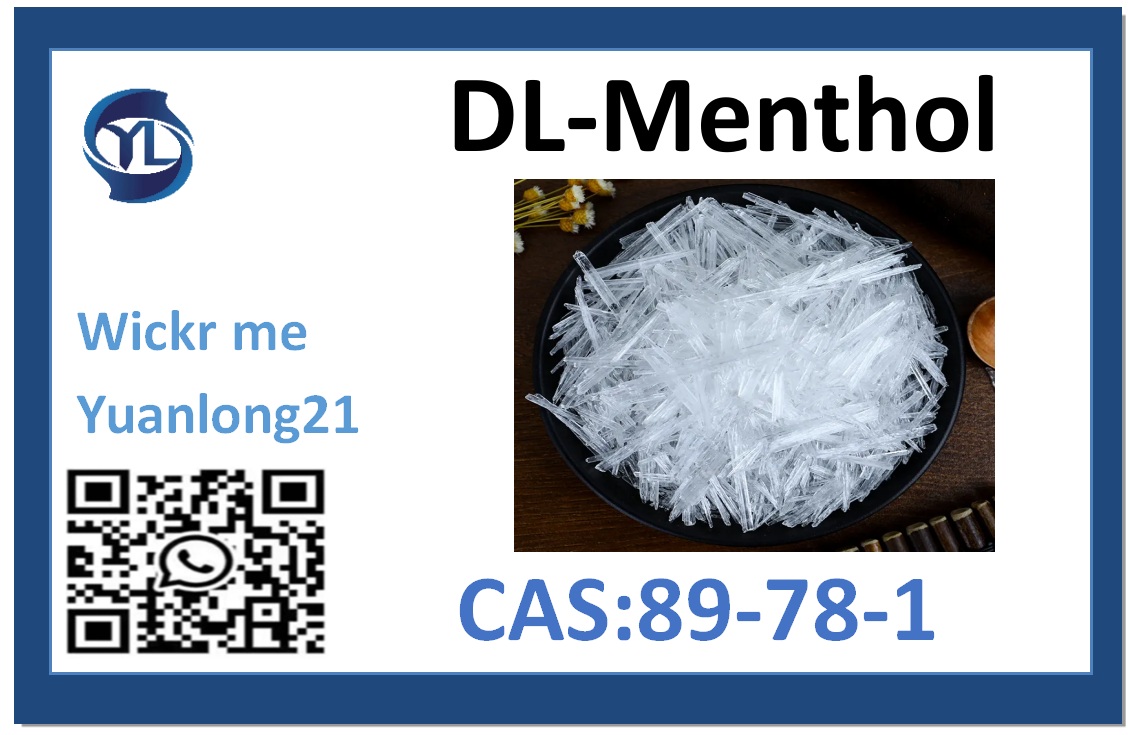 Factory direct sales  the lowest prices  DL-Menthol 89-78-1 100% natural extraction