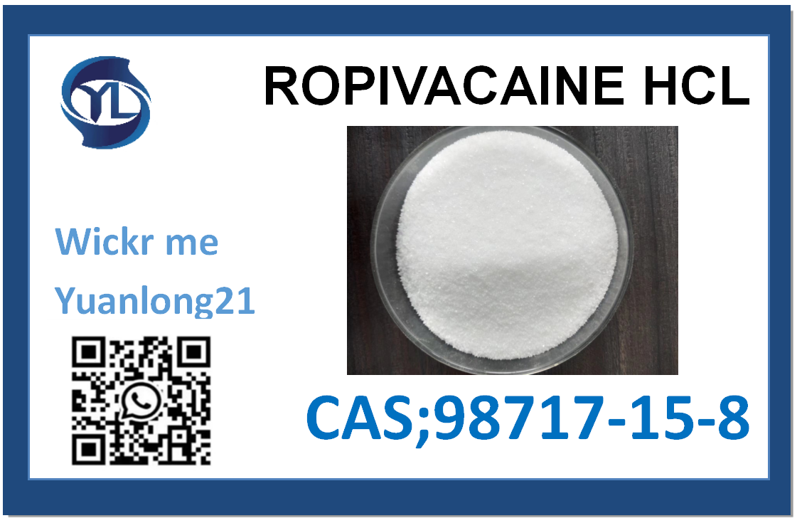 Ropivacaine hydrochloride  98717-15-8 factory direct supply