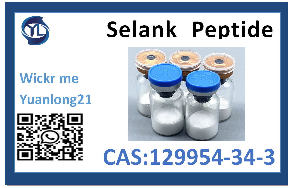 100% Safe Shipping Raw Peptide Powder Selank 129954-34-3  The most favorable price