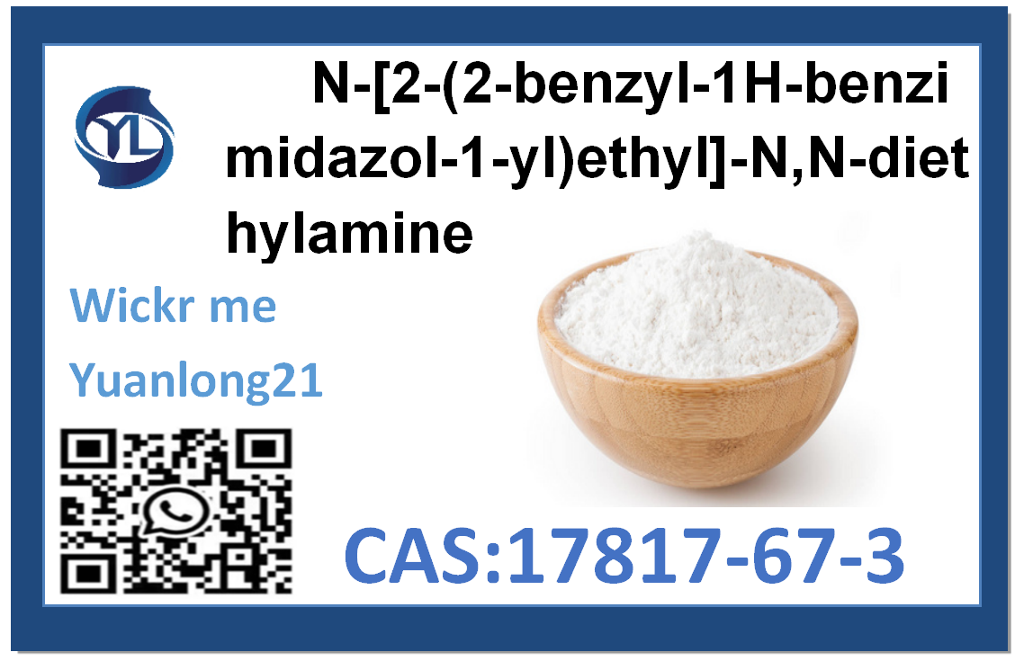 High purity factory sales 17817-67-3 N-[2-(2-benzyl-1H-benzimidazol-1-yl)ethyl]-N,N-diethylamine