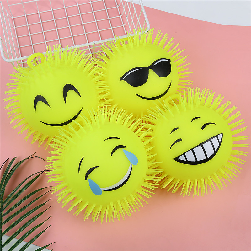 Colorful Light-Up Puffer Balls for Fun and Relaxation