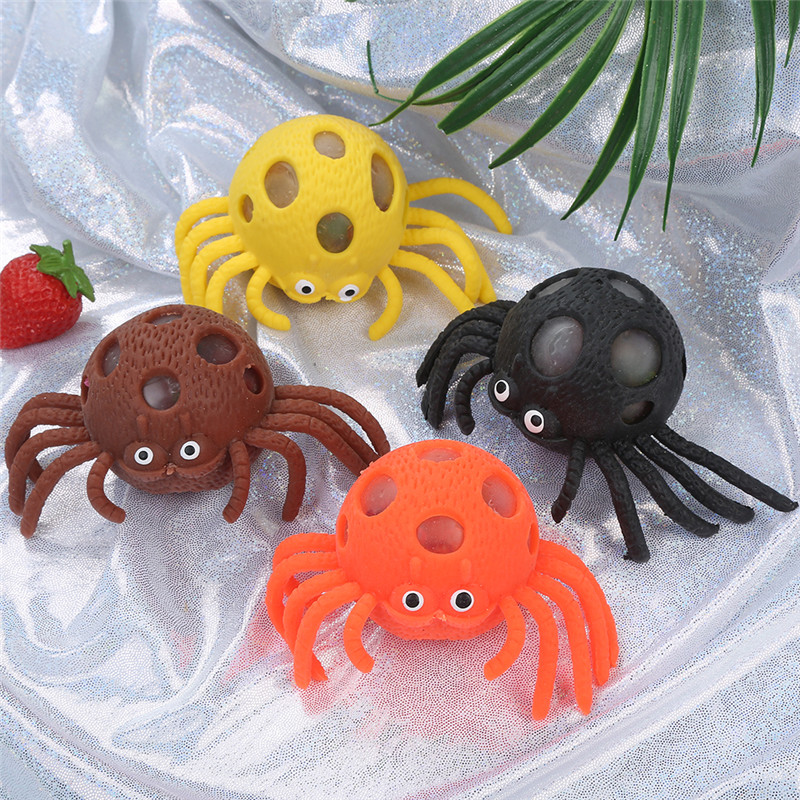 squishy beads spider squeeze novel toys
