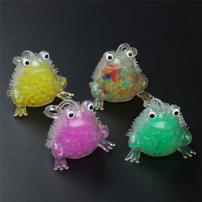little beads frog squishy stress ball