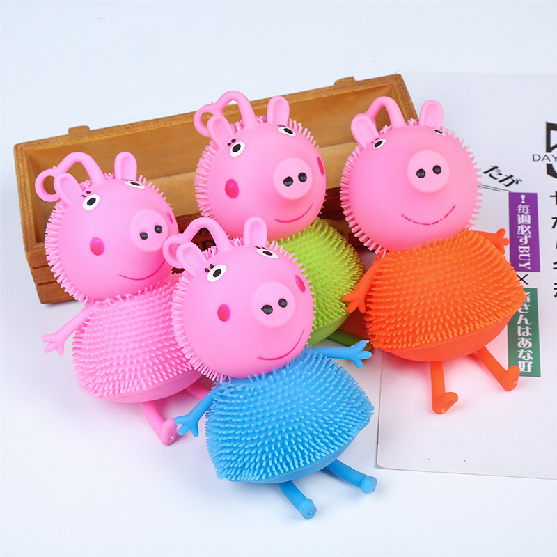 adorable piggy soft squeeze puffer toy