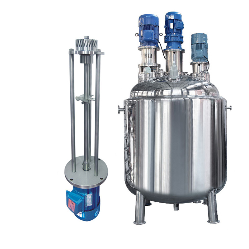 Mixing tanks stainless steel jacketed mixing tank with agitator|Liquid Mixer
