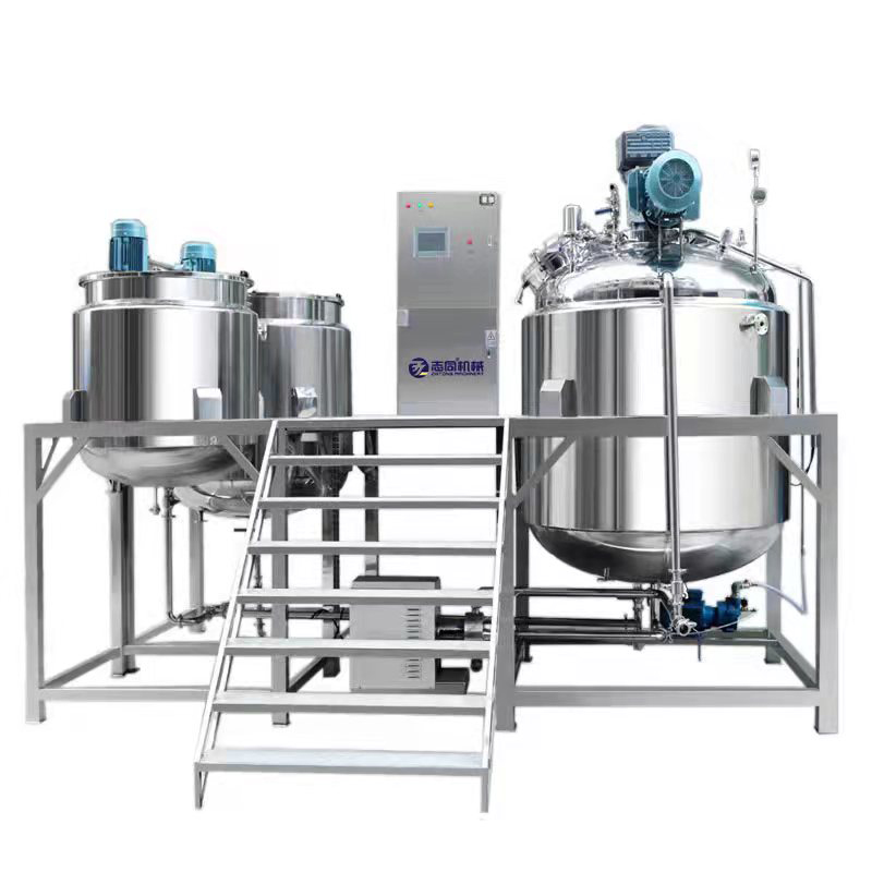 Double homogenizer vacuum emulsifying mixer machine|Cosmetics Emulsifier