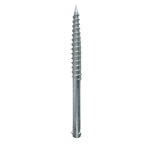 Metal zinc ground Screw Anchor/ Screw Piles/spiral ground piles for solar photovoltaic project