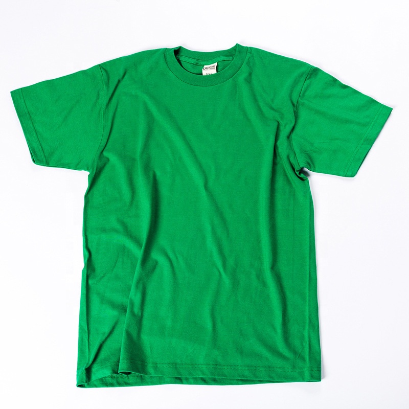 High quality 230grams heavy weight short-sleeved men t-shirt 230g tubular t shirt in multicolor
