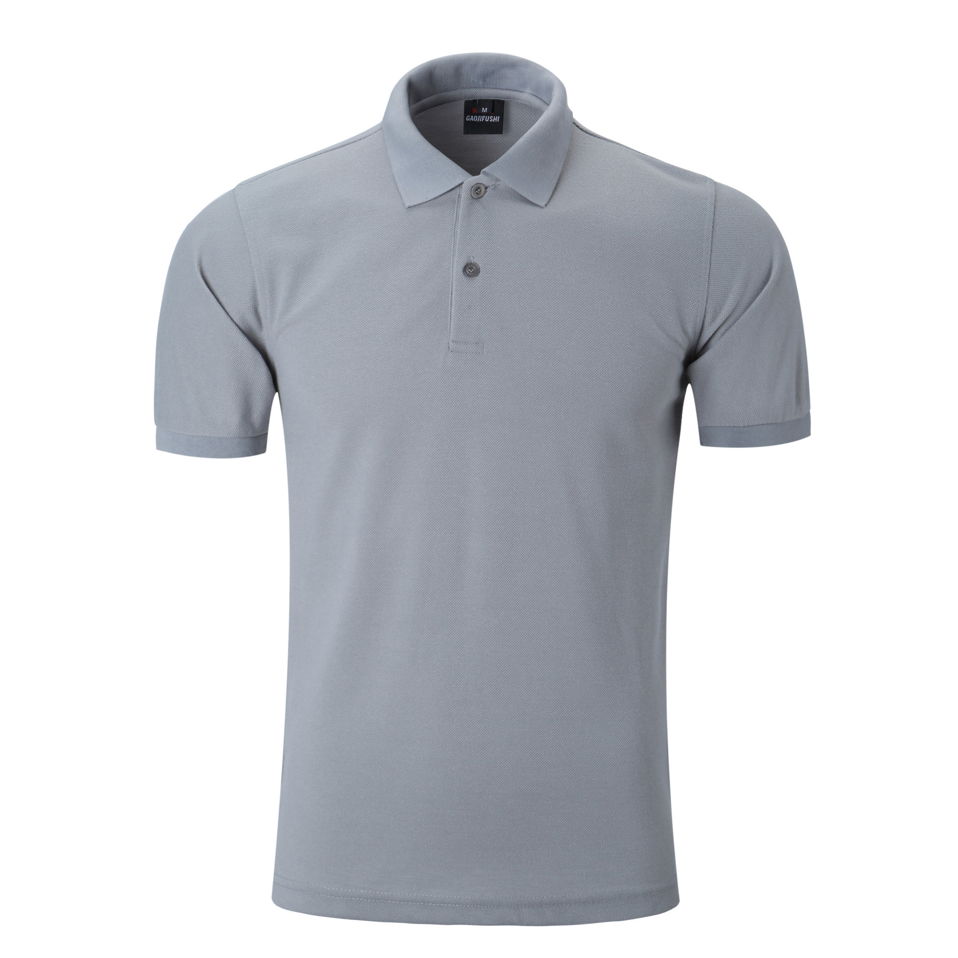 Custom wholesale branded 230gsm polyester cotton 6535 TC embroidery golf polo t shirt with ribbed collar