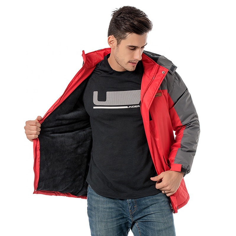 Thicker fleece plus size soft shell outdoor fishing hiking mountain climbing cycling waterproof jackets custom your logo