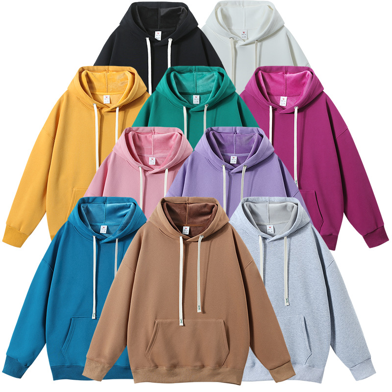 OEM custom made mens oversized hoodie 400gsm french terry cotton sweatshirt men women hoodies unisex no string