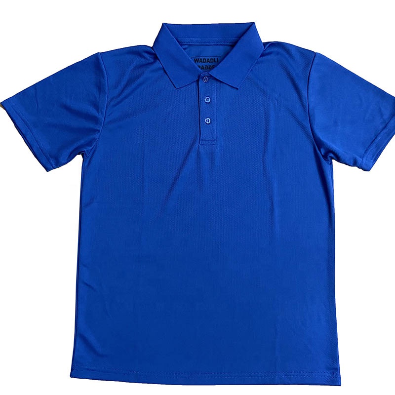 High quality knit 100% polyester recycled RPET golf polo t shirt for male female