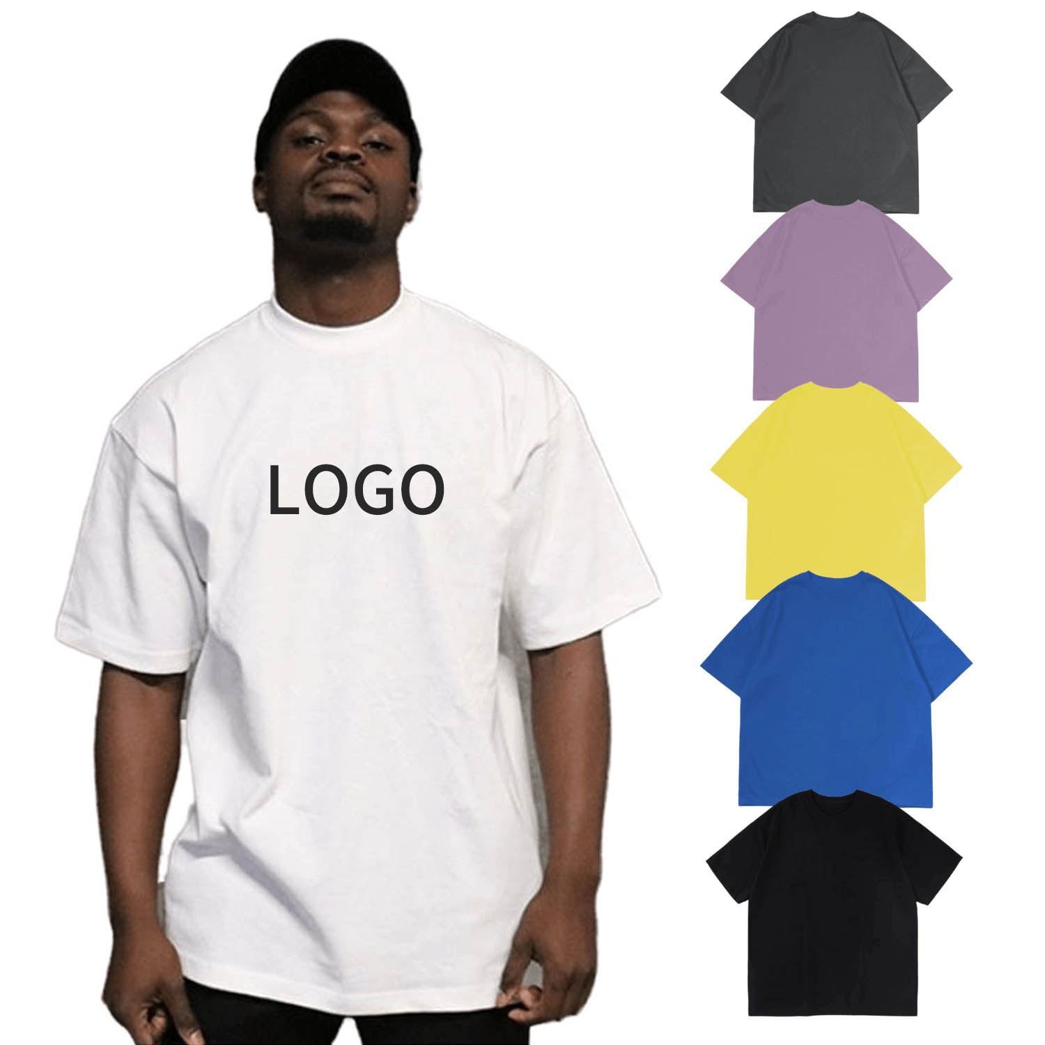 High Quality Trendy Brand Custom Logo Graphic T Shirts For Men Women Short Sleeve 100% Cotton Adult Plain T-Shirt Manufacturer