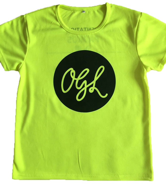 Summer Neon Green Sports Wear Kids T Shirts Exercise Short Sleeve Tee Outdoor Running Active Stretch Boy&#39;s Girl&#39;s Cheap T-shirt