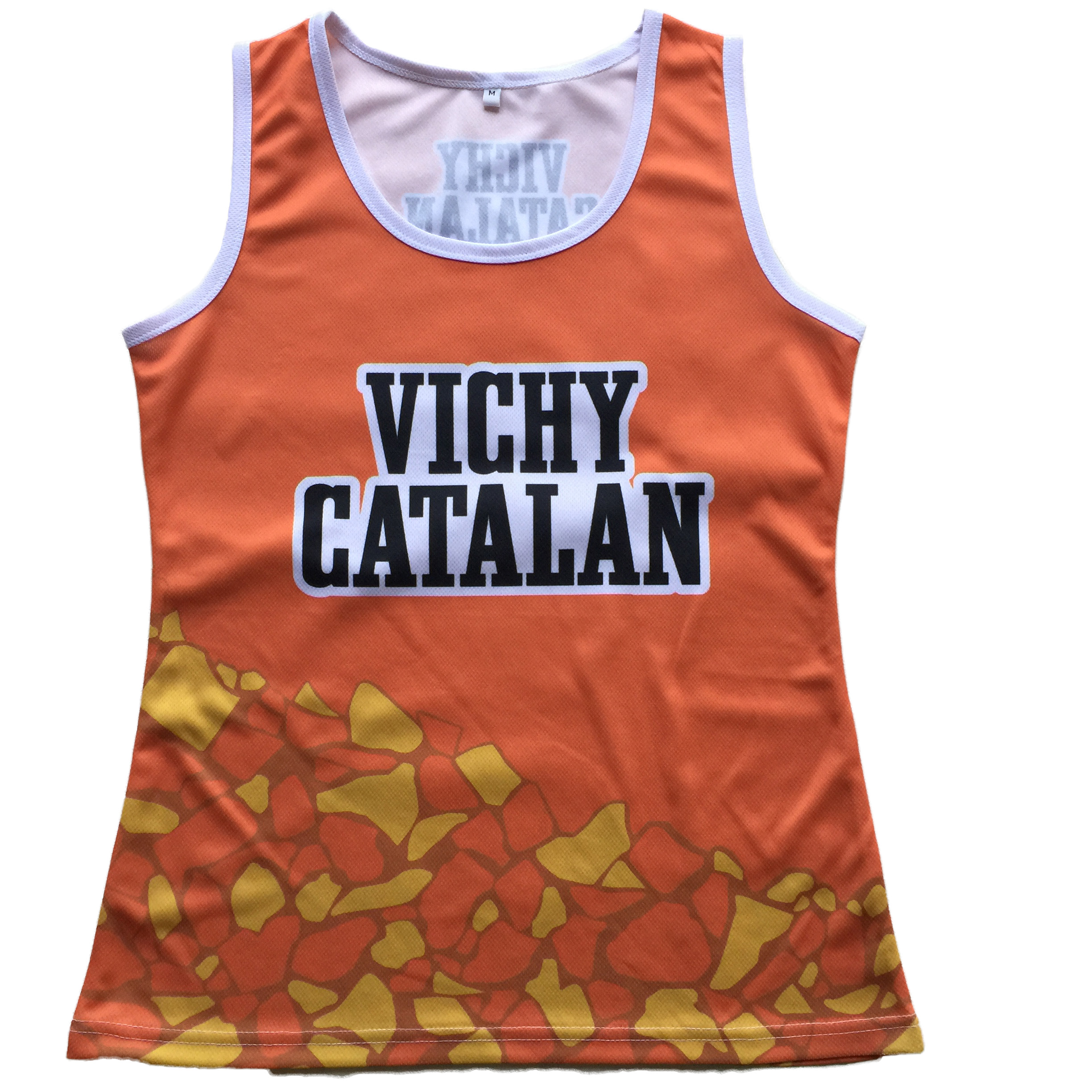 100% polyester all over sublimation printed tank top sport breathable wicking sleeveless t-shirt for ladies and women
