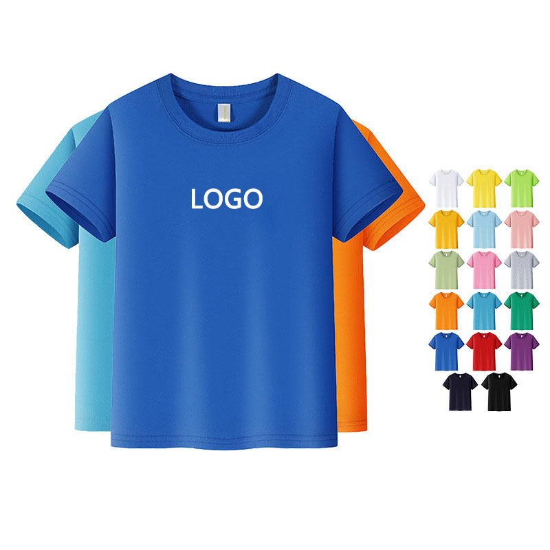 Custom print kids boys t shirt wholesale summer children clothes cotton t-shirts with graphic logo