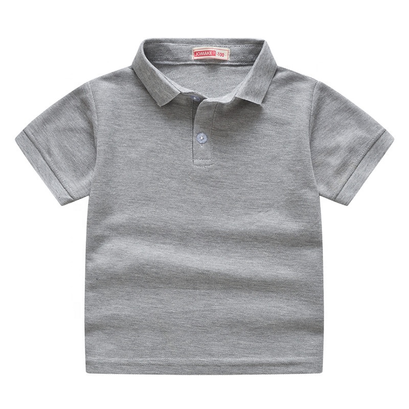 Promotion Plain Boys T-shirts&amp;Polo Shirts Summer Kids Cotton Sport Polo T Children Short Sleeve School Uniform Golf Polo Shirts