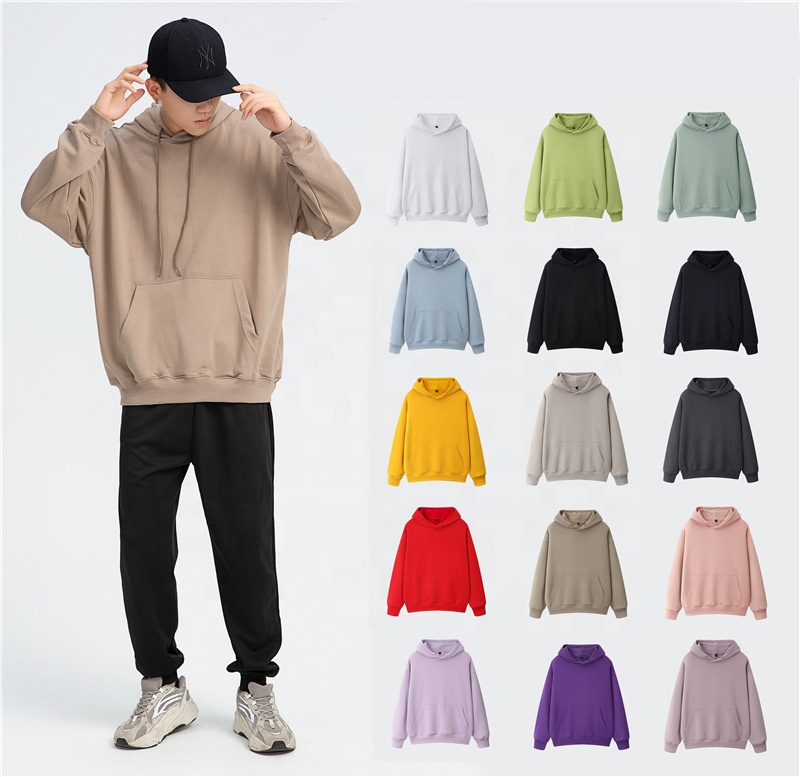 Best selling autumn winter blank high quality hoodies off the shoulder 80% cotton 20% polyester low moq unisex hoodies