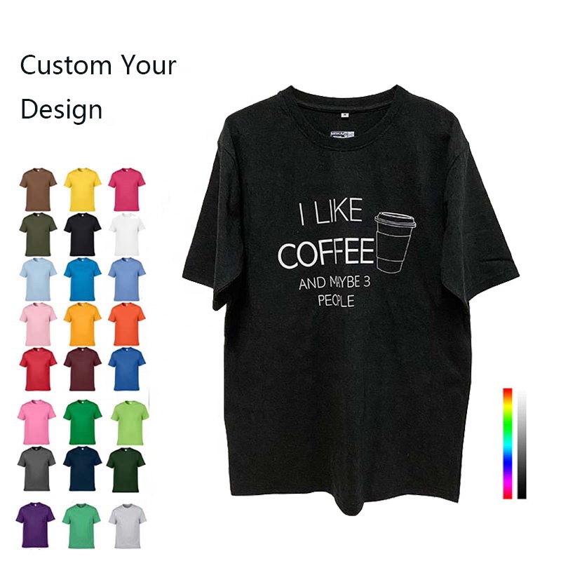OEM Wholesale Cotton Plain T Shirt With Custom Tag Logo Color Oversized Blank Round Neck Good Quality Clothing Vendors