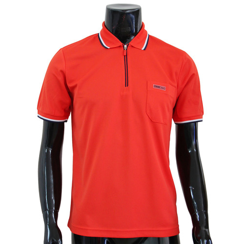 New design high quality mens short sleeve polo shirt with pocket zip collar t shirts china supplier