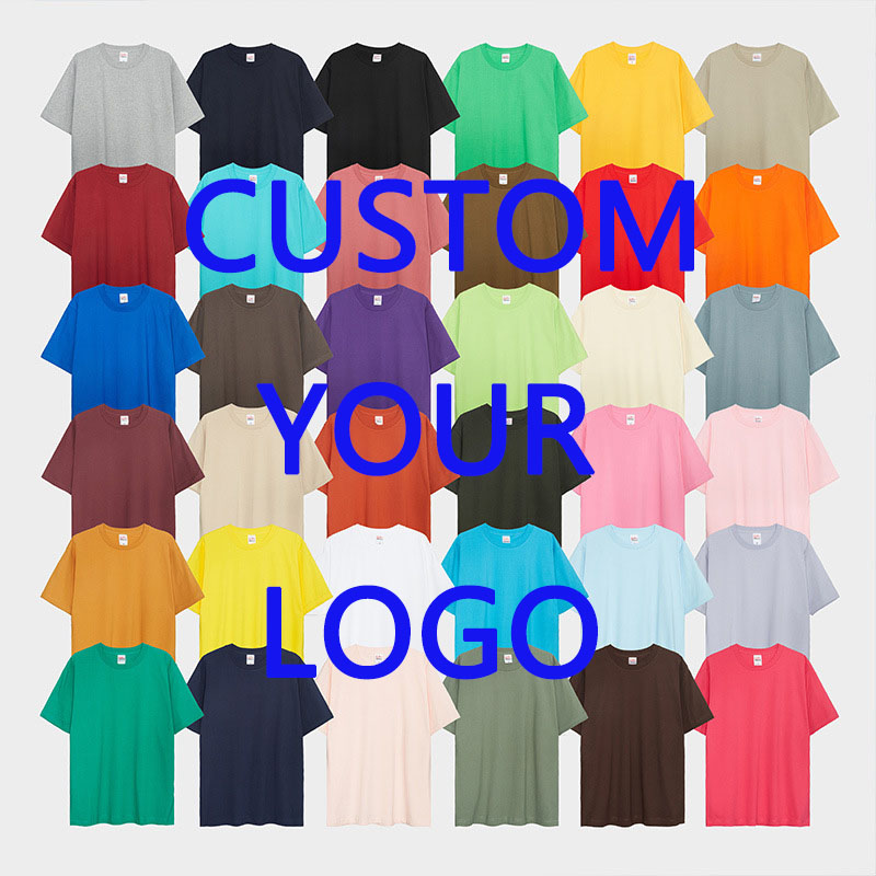 Custom private label t shirt men high quality 100% cotton 180 grams cheap plain wholesale t shirts bulk supplier