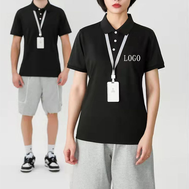 Top selling lady cotton polo shirts with custom logo unisex men women with high quality casual work wear polo shirt for women