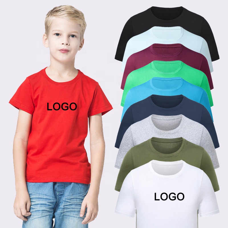 Factory Wholesale Custom Graphic T Shirts For kids 4 5 6 7 8 9 10 11 12 13 14 15 Years Boy And Girl Summer T Shirt Children Kids