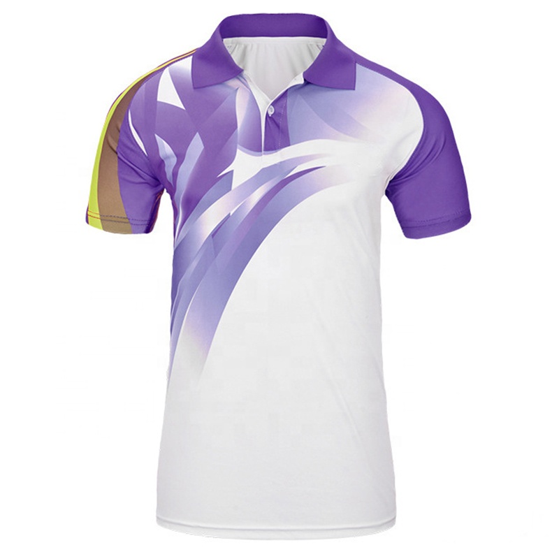6.6OZ 100%polyester Polo Shirt/ Single Jersey Polo T-shirts Sublimation Polo Casual Customized Logo Printing