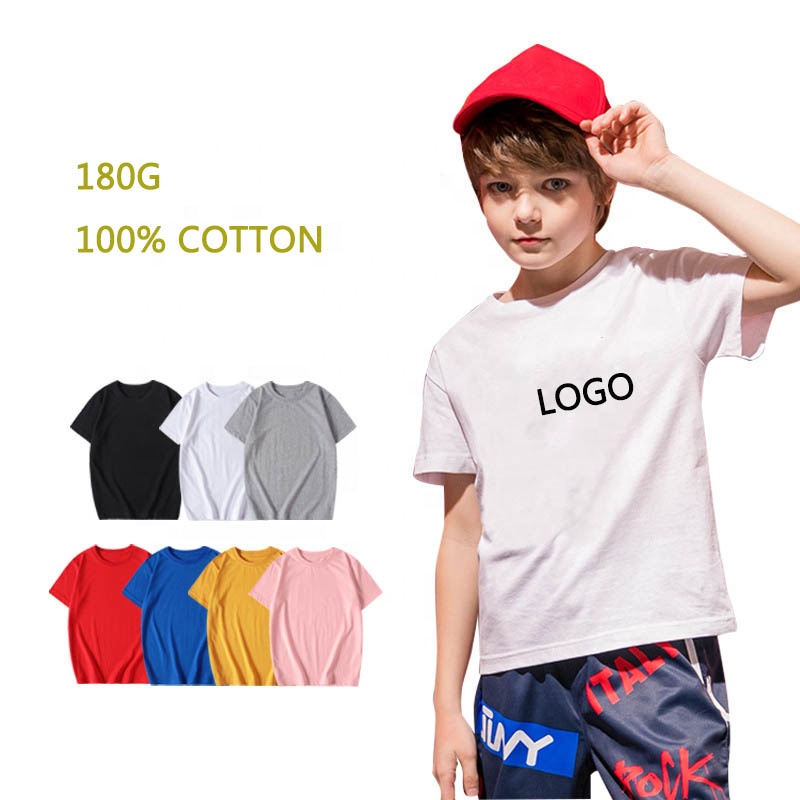Wholesale Children Graphic T Shirts For Kids 1 2 3 4 5 6 7 8 9 10 Years Old Toddler Boys T-shirt With Print Or Embroidery Design