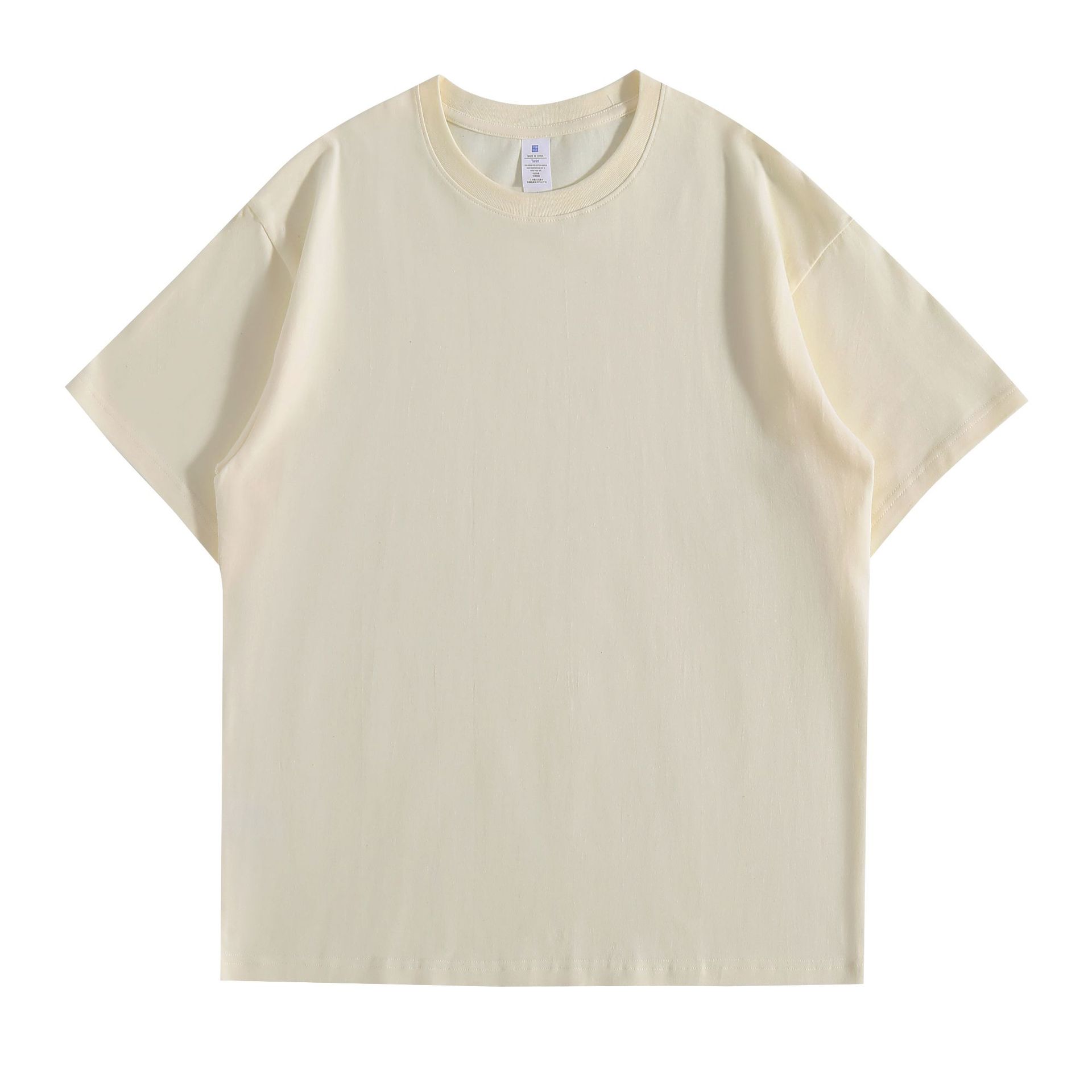 Unisex 100% cotton crew neck 250g drop shoulder streetwear t-shirts manufacturer wholesale