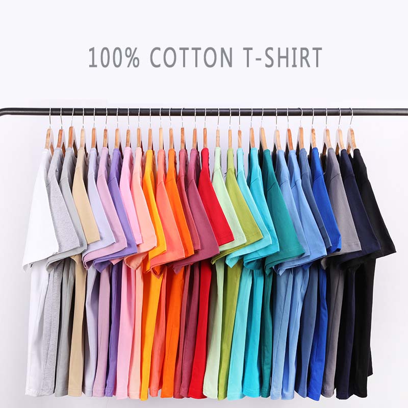 Promotion wholesale t shirt for men and women unisex custom graphic 100% cotton knitting fabric t shirt size s m l xl xxl xxxl