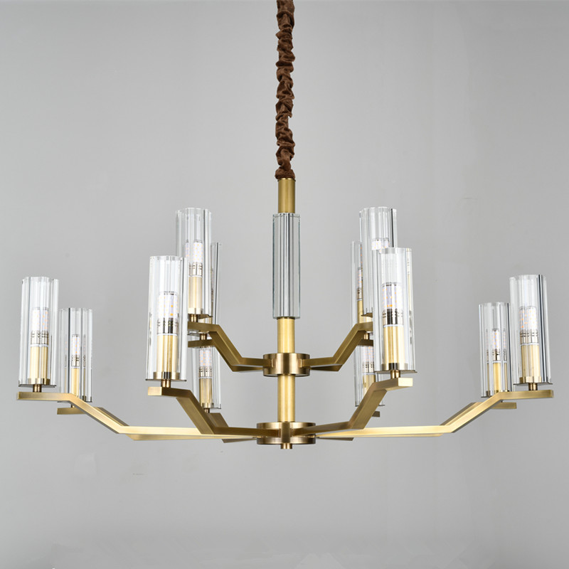 Luxury Decorative Brass Chandeliers for Dining Room Loft