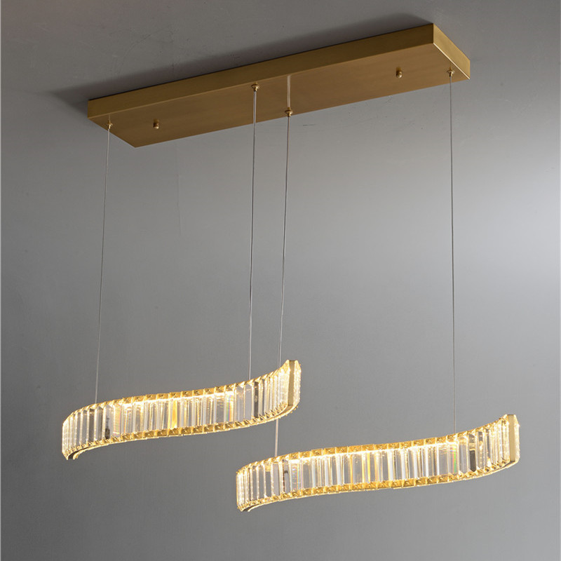 Crystal Chandelier for Bedroom Island Hanging Light