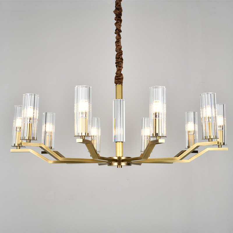 Luxury Decorative Brass Chandeliers for Dining Room Loft