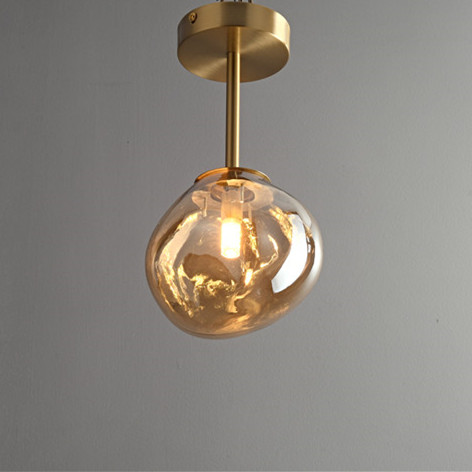 Crystal Pendant Lighting Ball glass Aisle Light