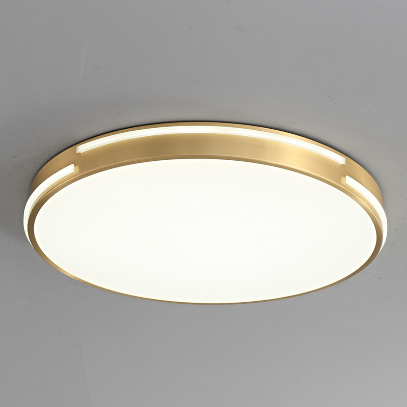 Led Luxury Decorative Brass Ceiling Lamp