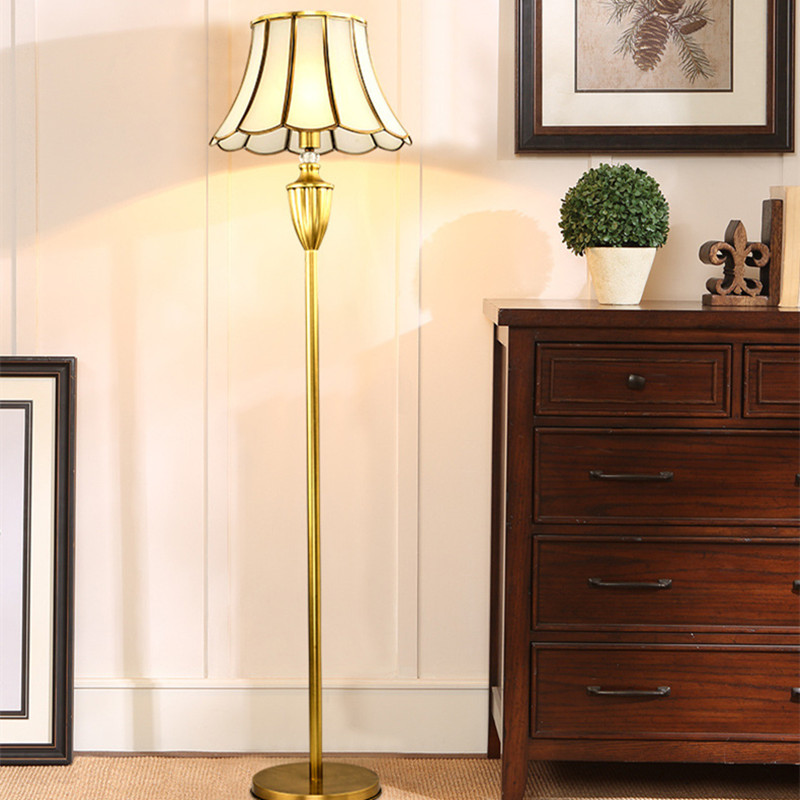 Indoor Floor Task Lamp Brass Colors LED Home Decoration Gold Iron Modern Floor Lamp
