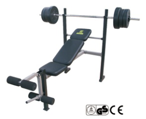 Weight Bench with Preacher Curl Pad and Leg Developer for Full-Body Workout