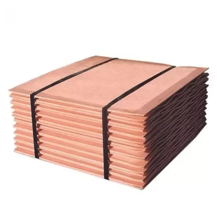 China Hot Sale 4X8 Red Sheets Customized 99.9% Pure Bronze / Brass T2 Copper Cathode Thick Sheet Plate