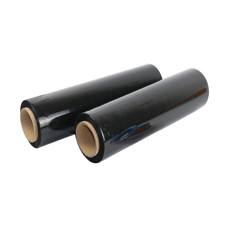 Black Stretch Wrap Industrial Strength Packing Film for Moving Shipping  